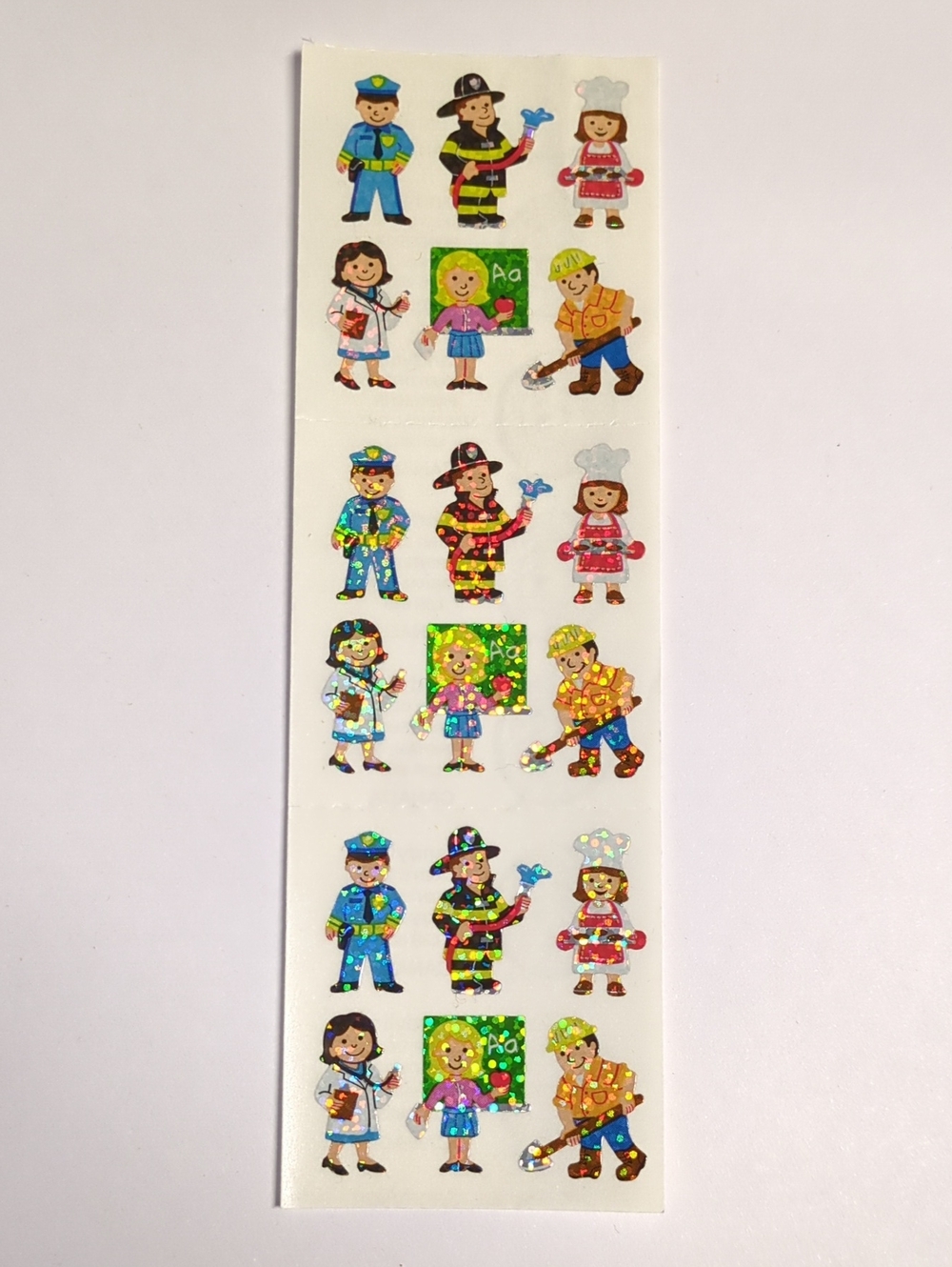 ☀️ VTG Sandylion Sparkling Profession Role Sticker Sheet - Occupations